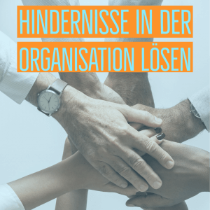 Hindernisse in der Organisation lösen